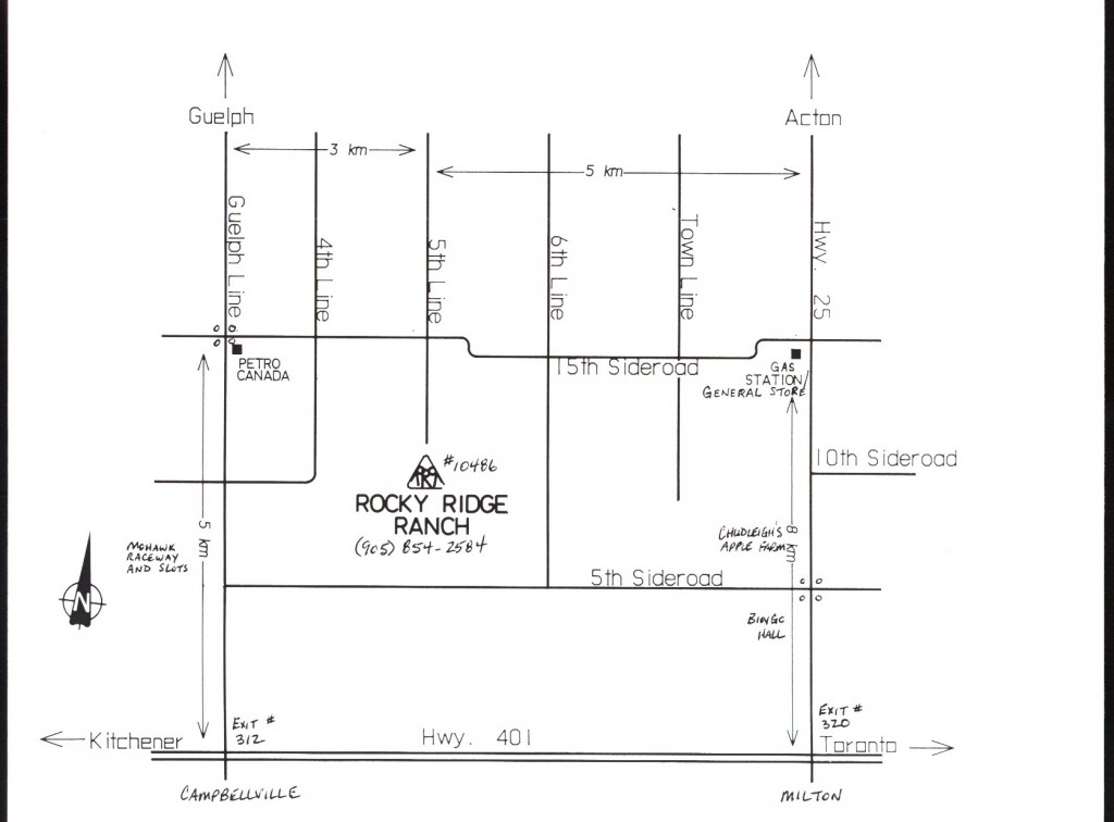 Detailed Map to RRR - Rocky Ridge Ranch