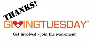 Thanks for Supporting Giving Tuesday